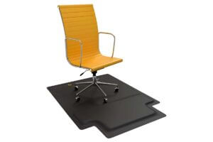 Mushyn Office Chair Mat with Anti-Fatigue Cushioned Footrest