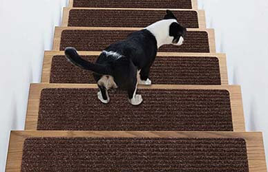 Stair Treads Non-Slip Carpet Indoor Set