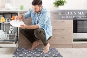 WiseLife Cushioned Anti-Fatigue Kitchen Rug